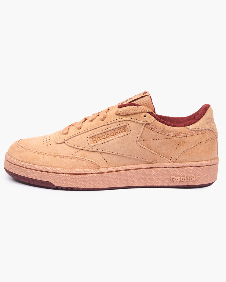 Reebok Classic Club C 85 - Clay / Washed Clay / Rich Maroon | Reebok Classic Trainers | JEANSTORE