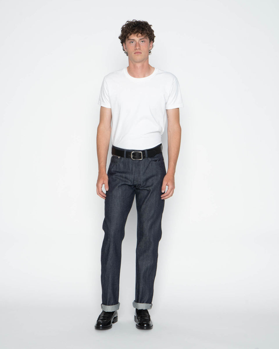 Naked & Famous Denim True Guy Regular Straight Mens Jeans - Indigo Selvedge | Naked & Famous Denim Jeans | JEANSTORE