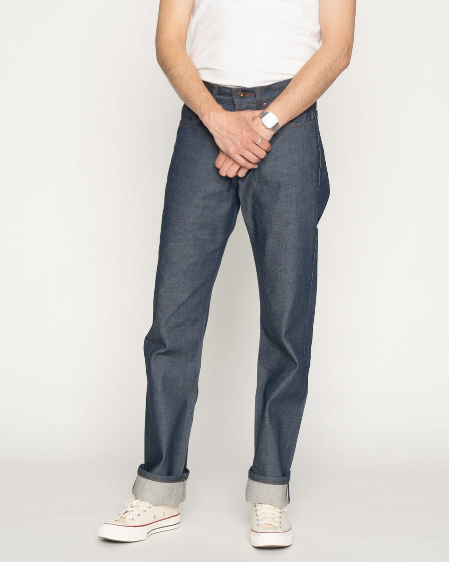 Naked & Famous Denim True Guy Regular Straight Mens Jeans - Natural Indigo Selvedge | Naked & Famous Denim Jeans | JEANSTORE