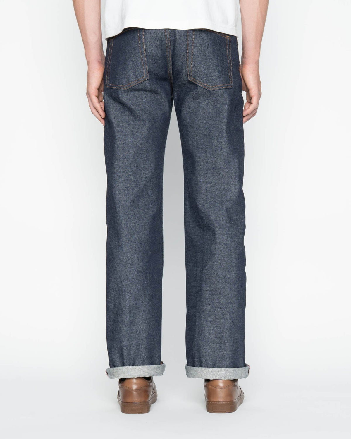 Naked & Famous Denim Strong Guy Relaxed Straight Mens Jeans - Dirty Fade Selvedge | Naked & Famous Denim Jeans | JEANSTORE