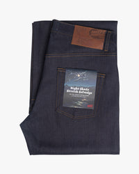 Naked & Famous Denim Strong Guy Relaxed Straight Mens Jeans - Nightshade Stretch Selvedge | Naked & Famous Denim Jeans | JEANSTORE