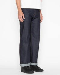 Naked & Famous Denim Strong Guy Relaxed Straight Mens Jeans - Nightshade Stretch Selvedge | Naked & Famous Denim Jeans | JEANSTORE