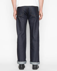 Naked & Famous Denim Strong Guy Relaxed Straight Mens Jeans - Nightshade Stretch Selvedge | Naked & Famous Denim Jeans | JEANSTORE