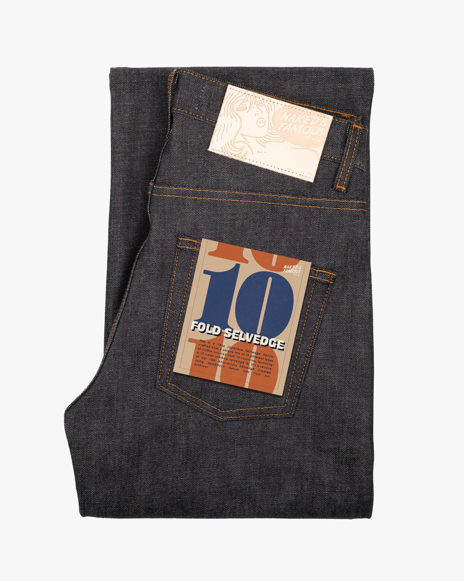 Naked & Famous Denim Strong Guy Relaxed Straight Mens Jeans - Tenfold
