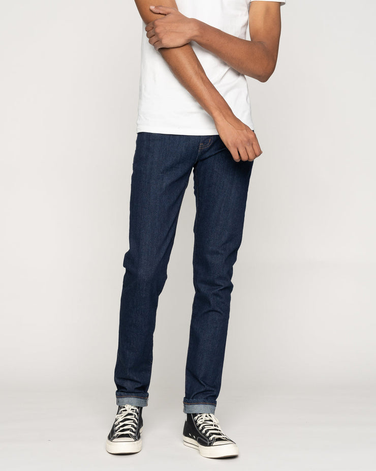 Naked & Famous Denim Super Guy Skinny Mens Jeans - Blue Comfort Stretch Selvedge