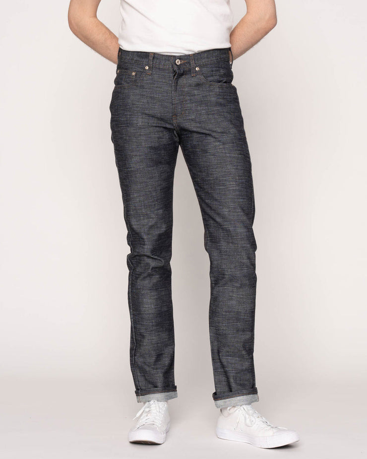 Naked & Famous Denim Weird Guy Regular Tapered Mens Jeans - Revival Frankenstein Denim