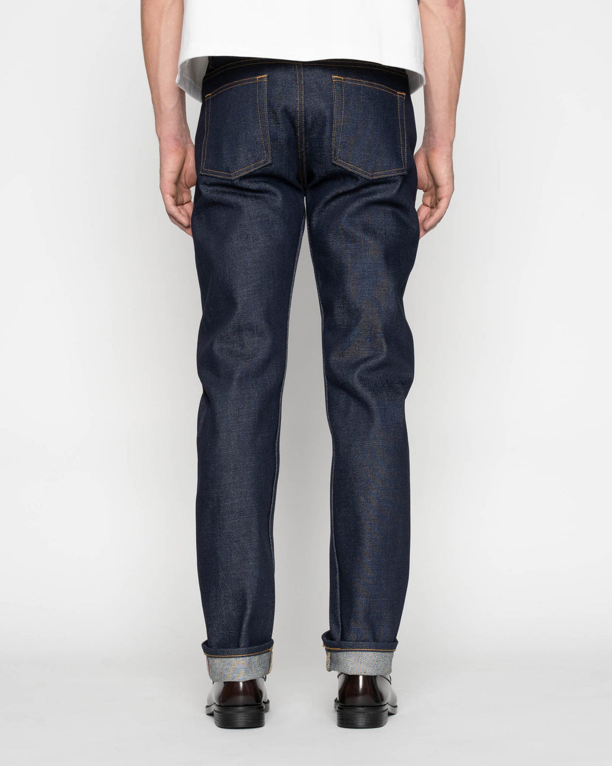 Naked & Famous Denim Weird Guy Regular Tapered Mens Jeans - Elephant 14 / Dirty Elephant