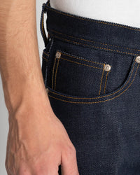 Naked & Famous Denim Weird Guy Regular Tapered Mens Jeans - Elephant 14 / Dirty Elephant
