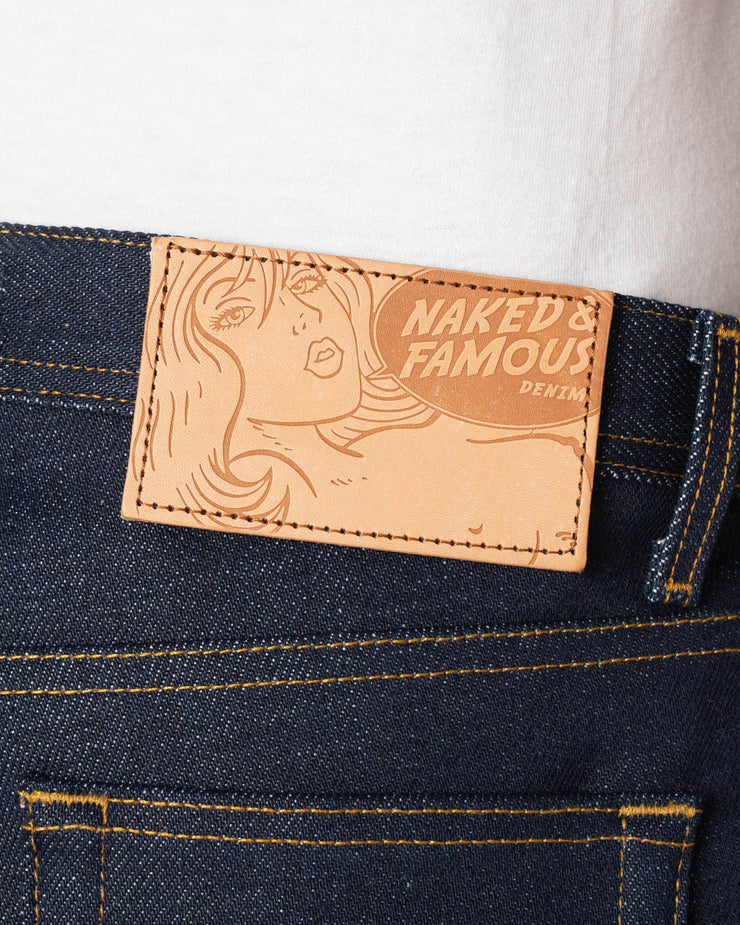 Naked & Famous Denim Weird Guy Regular Tapered Mens Jeans - Elephant 14 / Dirty Elephant