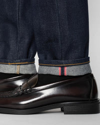 Naked & Famous Denim Weird Guy Regular Tapered Mens Jeans - Elephant 14 / Dirty Elephant