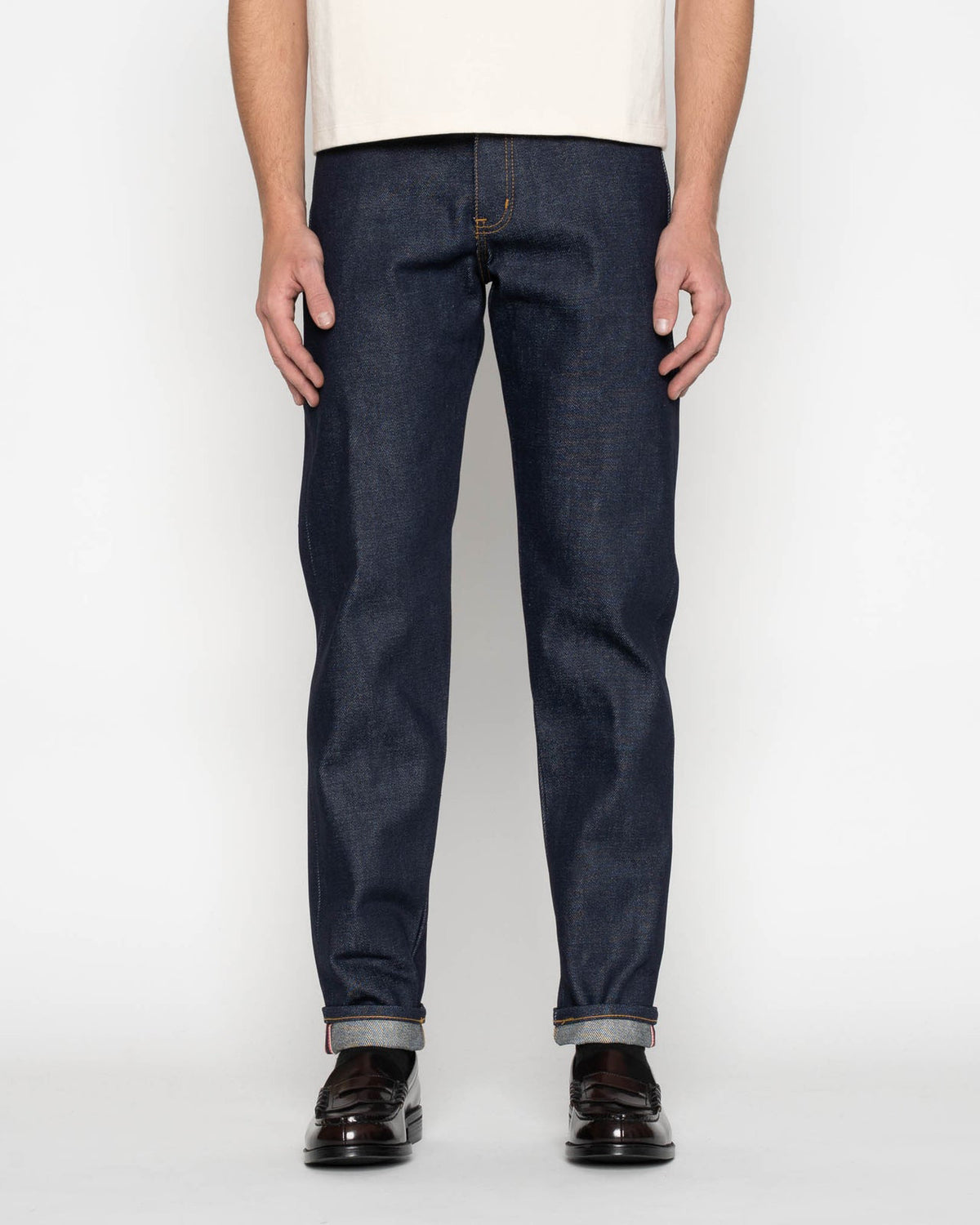 Naked & Famous Denim Easy Guy Relaxed Tapered Mens Jeans - Elephant 14 / Dirty Elephant | Naked & Famous Denim Jeans | JEANSTORE