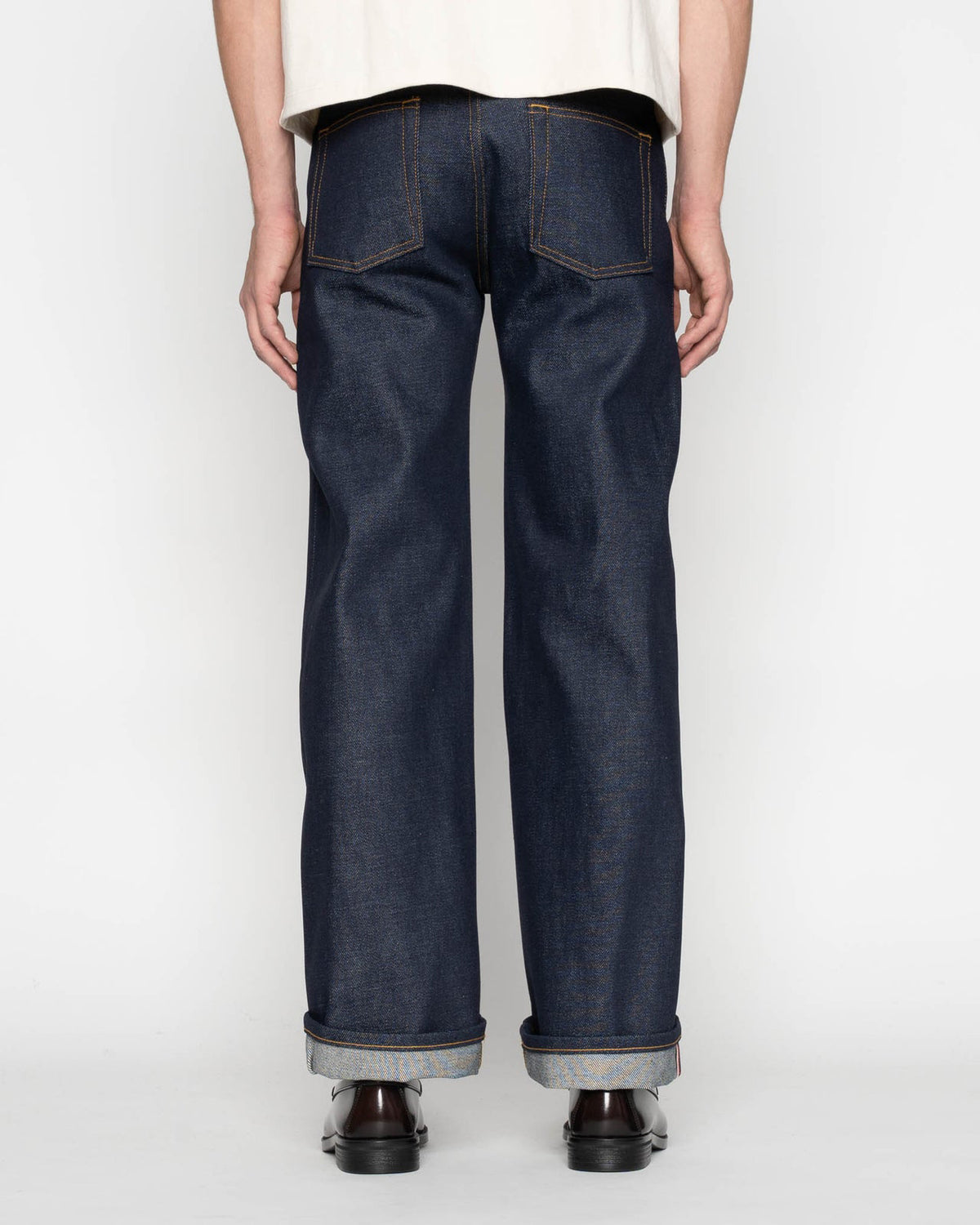 Naked & Famous Denim Strong Guy Relaxed Straight Mens Jeans - Elephant 14 / Dirty Elephant | Naked & Famous Denim Jeans | JEANSTORE