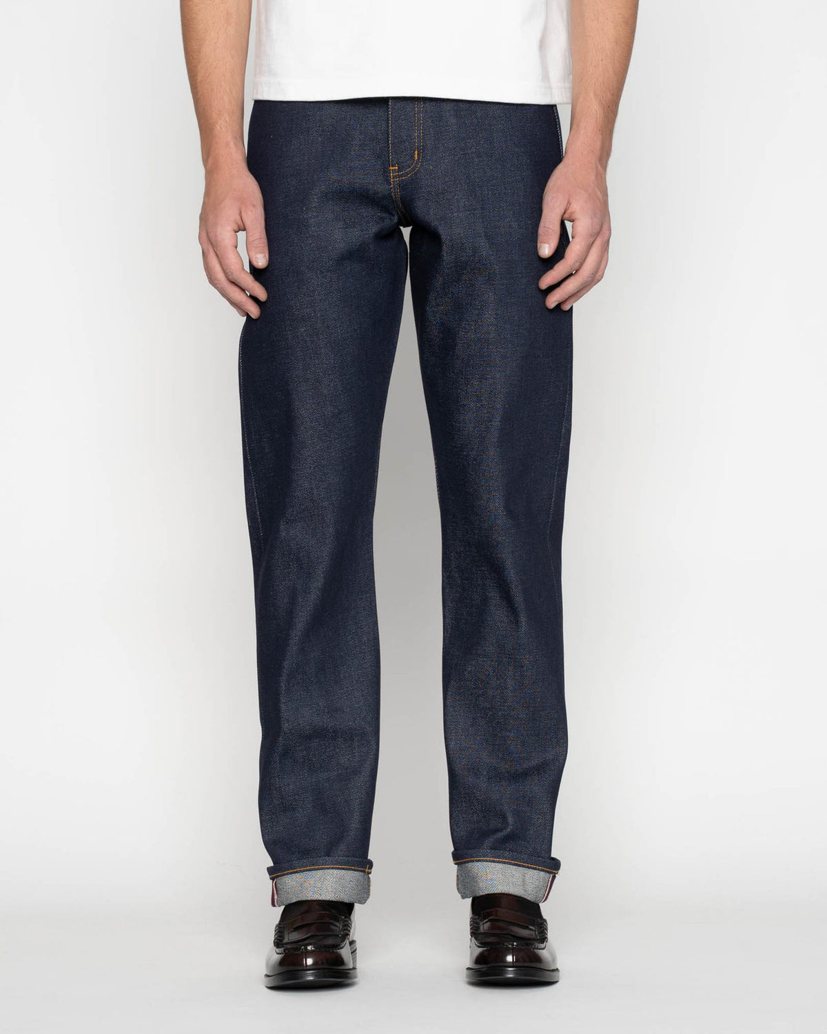 Naked & Famous Denim True Guy Regular Straight Mens Jeans - Elephant 14 / Dirty Elephant | Naked & Famous Denim Jeans | JEANSTORE