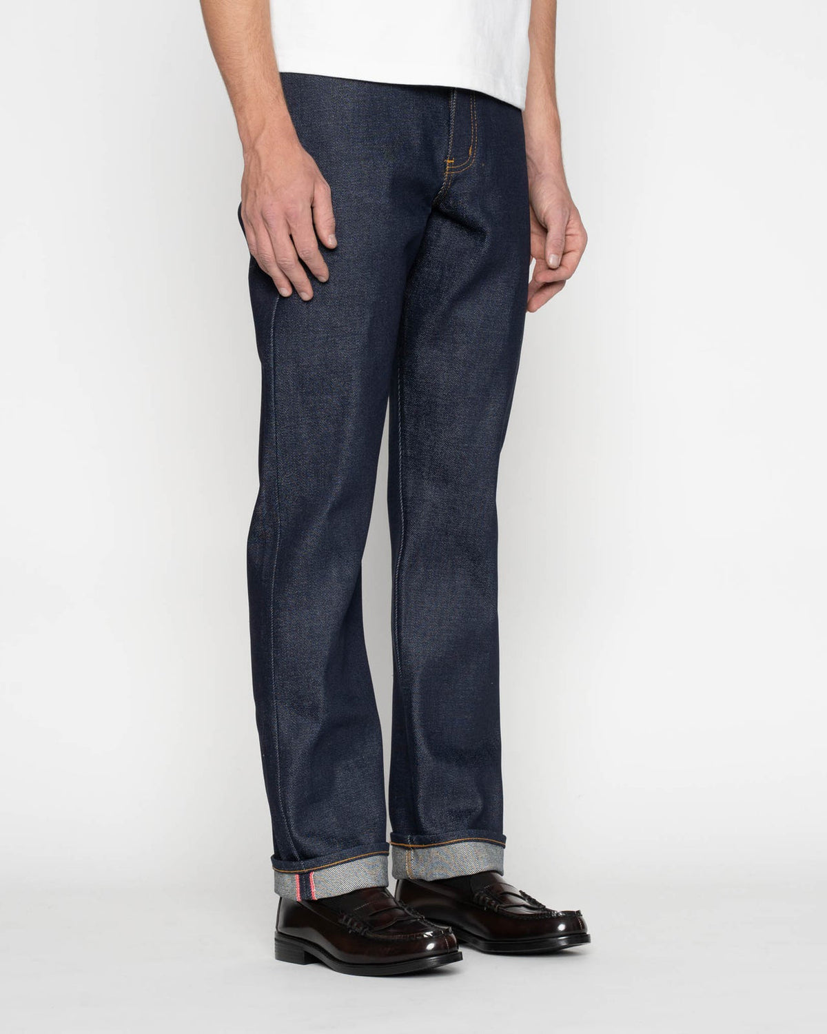 Naked & Famous Denim True Guy Regular Straight Mens Jeans - Elephant 14 / Dirty Elephant | Naked & Famous Denim Jeans | JEANSTORE