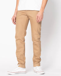 Naked & Famous Denim Weird Guy Regular Tapered Mens Jeans - Brown Fox Selvedge | Naked & Famous Denim Jeans | JEANSTORE