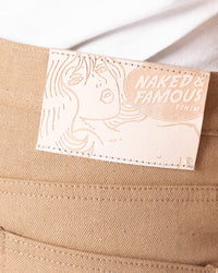 Naked & Famous Denim Weird Guy Regular Tapered Mens Jeans - Brown Fox Selvedge | Naked & Famous Denim Jeans | JEANSTORE