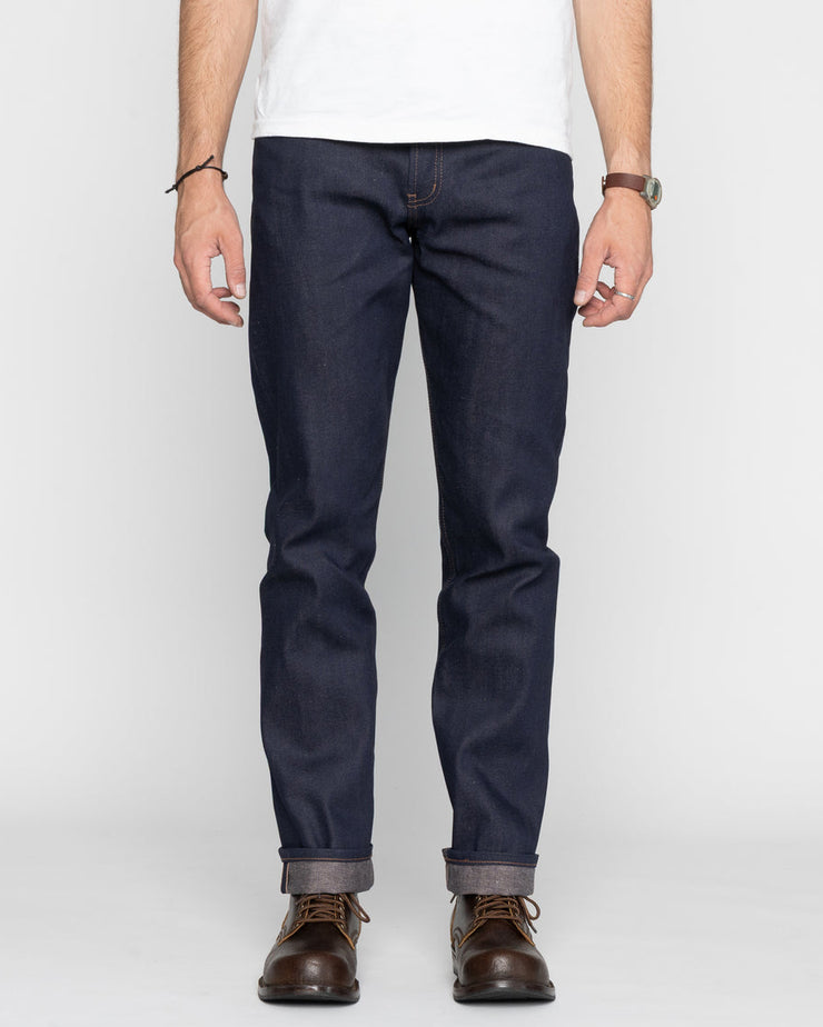 Naked & Famous Denim Weird Guy Regular Tapered Mens Jeans - Coffee Dye Selvedge