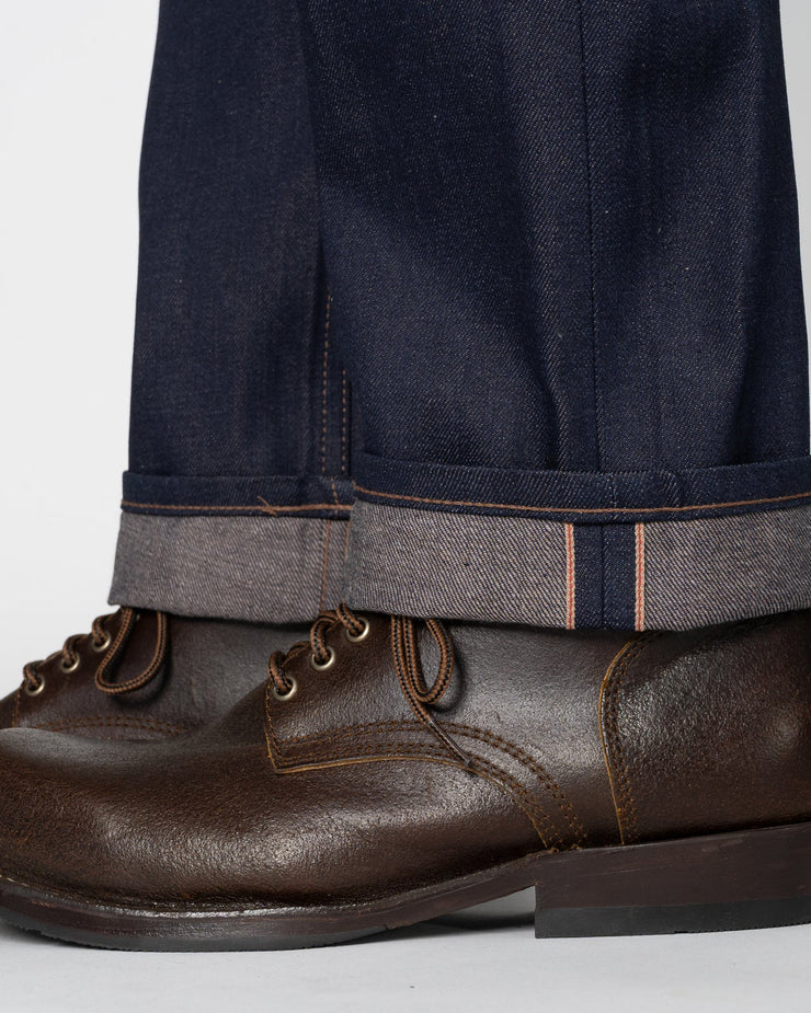 Naked & Famous Denim Weird Guy Regular Tapered Mens Jeans - Coffee Dye Selvedge