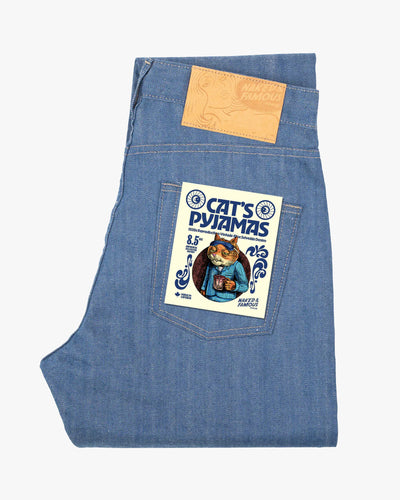 Naked & Famous Denim Easy Guy Relaxed Tapered Mens Jeans - Cat's Pajamas Selvedge