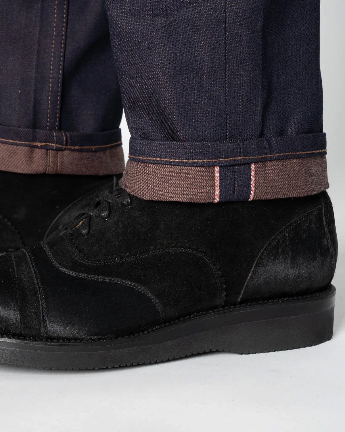 Naked & Famous Denim Weird Guy Regular Tapered Mens Jeans - Chocolate Milk Selvedge