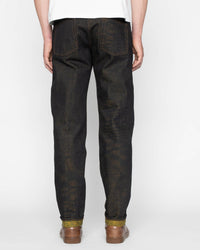 Naked & Famous Denim Easy Guy Relaxed Tapered Mens Jeans - Citrus Kasuri Selvedge | Naked & Famous Denim Jeans | JEANSTORE