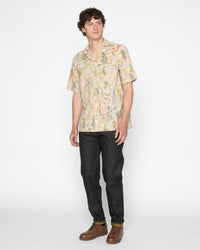 Naked & Famous Denim Easy Guy Relaxed Tapered Mens Jeans - Citrus Kasuri Selvedge | Naked & Famous Denim Jeans | JEANSTORE