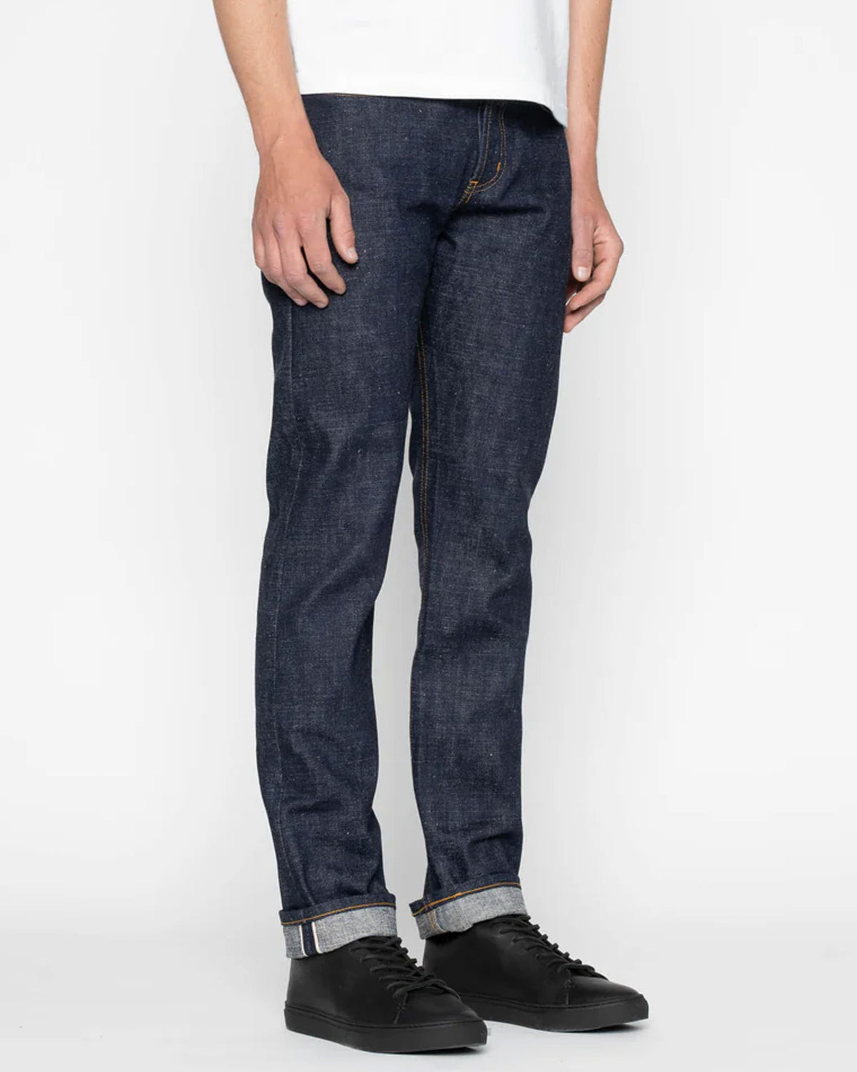 Naked & Famous Denim Weird Guy Regular Tapered Mens Jeans - Brawler Selvedge