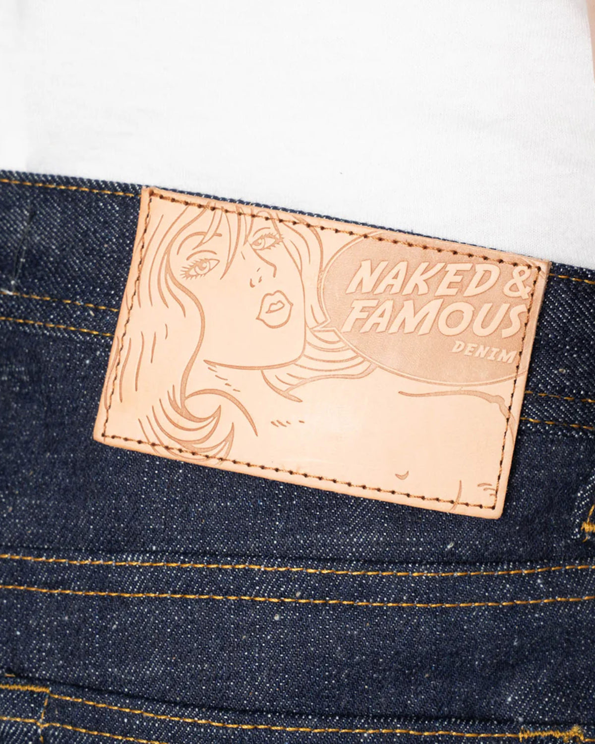 Naked & Famous Denim Weird Guy Regular Tapered Mens Jeans - Brawler Selvedge