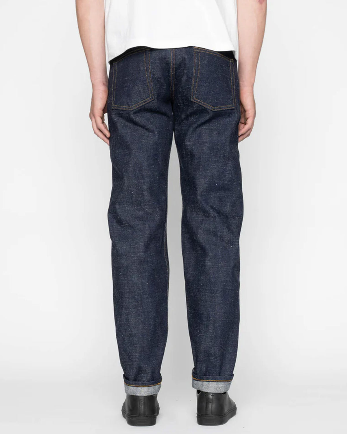 Naked & Famous Denim Easy Guy Relaxed Tapered Mens Jeans - Brawler Selvedge
