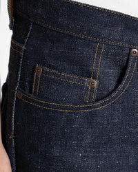 Naked & Famous Denim Easy Guy Relaxed Tapered Mens Jeans - Brawler Selvedge