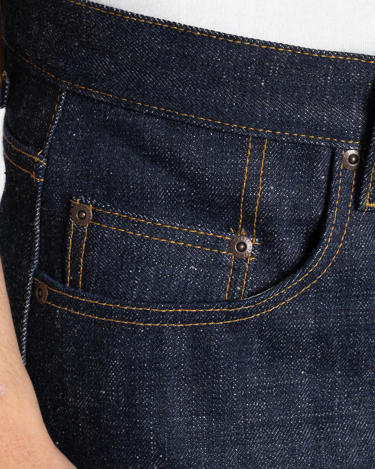 Naked & Famous Denim Strong Guy Relaxed Straight Mens Jeans - Brawler Selvedge