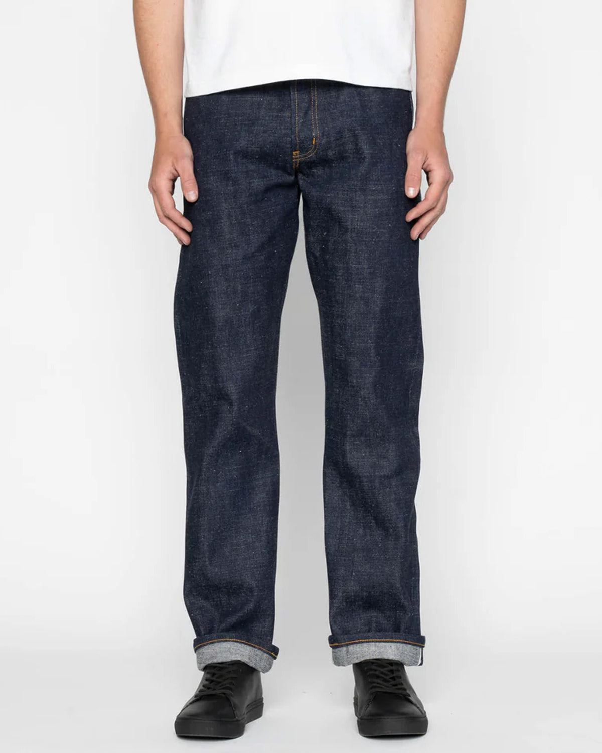 Naked & Famous Denim True Guy Regular Straight Mens Jeans - Brawler Selvedge