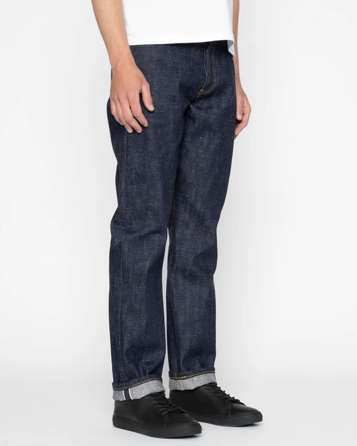 Naked & Famous Denim True Guy Regular Straight Mens Jeans - Brawler Selvedge