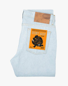Naked & Famous Denim Weird Guy Regular Tapered Mens Jeans - Secret Agent Denim