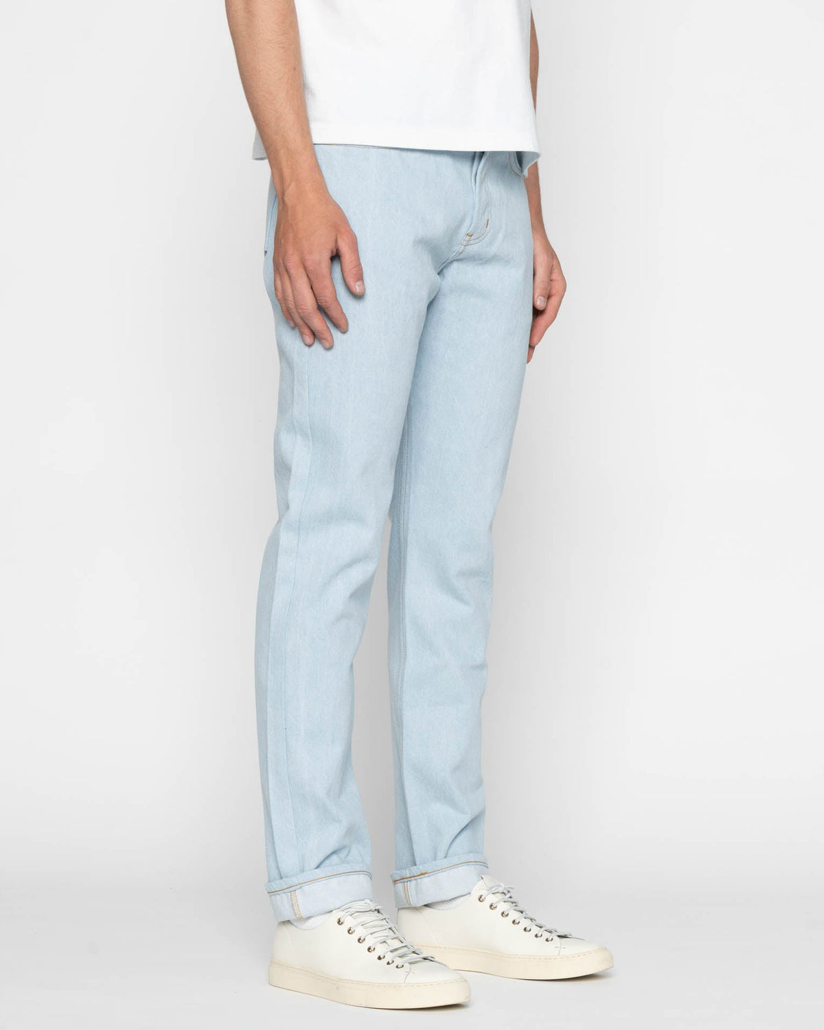 Naked & Famous Denim Weird Guy Regular Tapered Mens Jeans - Secret Agent Denim