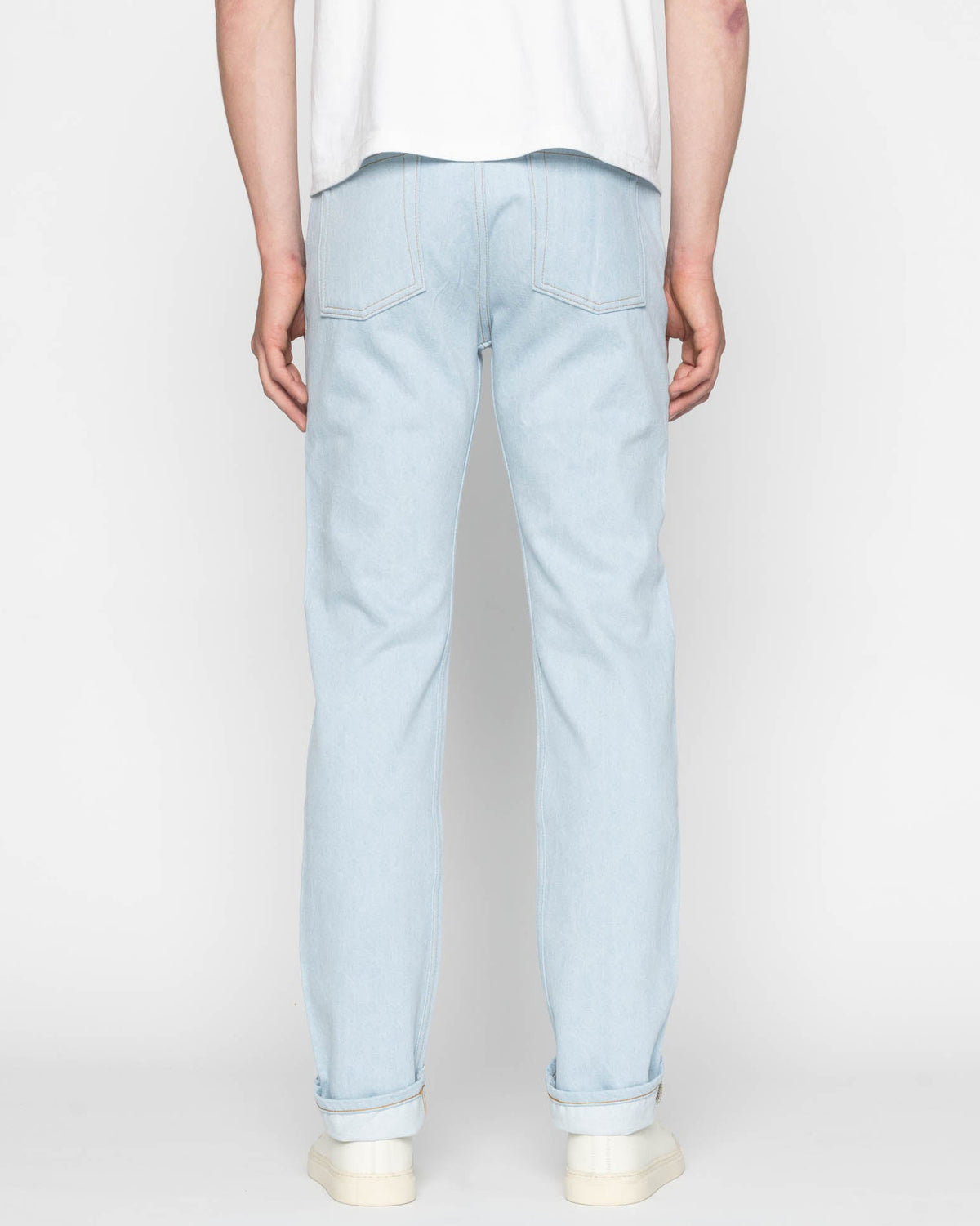 Naked & Famous Denim Weird Guy Regular Tapered Mens Jeans - Secret Agent Denim
