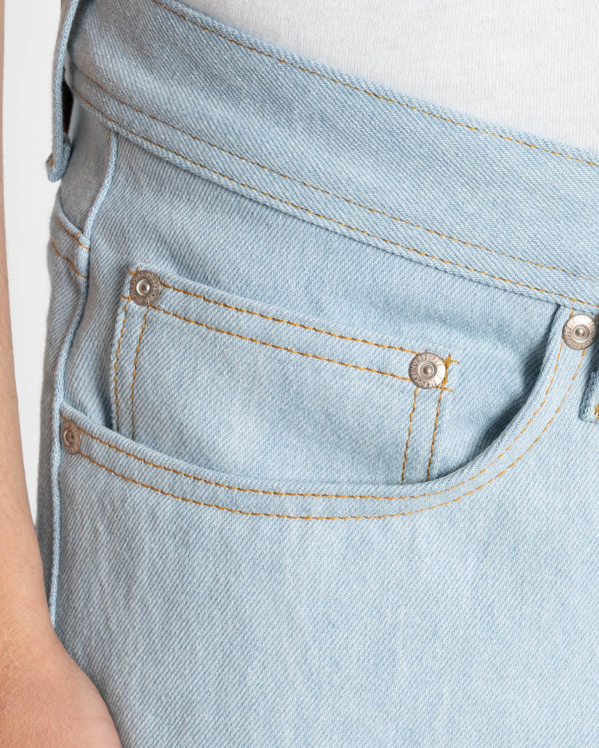 Naked & Famous Denim Weird Guy Regular Tapered Mens Jeans - Secret Agent Denim