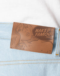 Naked & Famous Denim Strong Guy Relaxed Straight Mens Jeans - Secret Agent Denim | Naked & Famous Denim Jeans | JEANSTORE