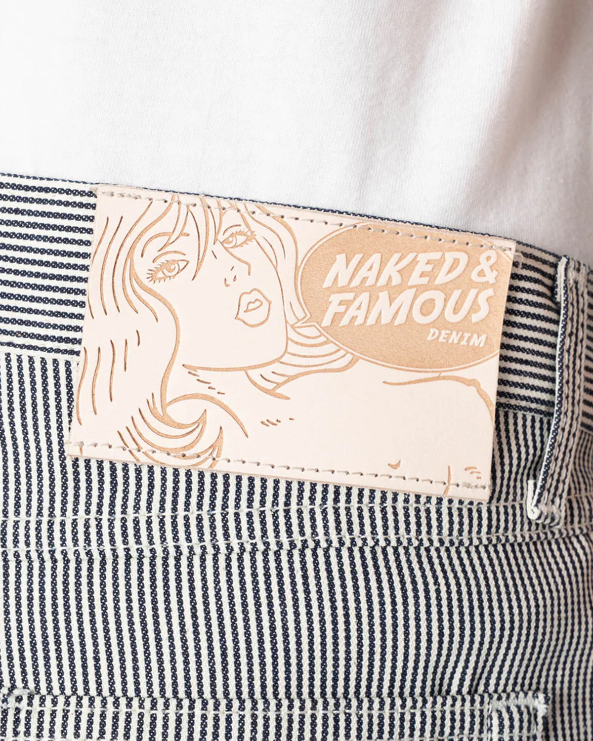 Naked & Famous Denim True Guy Regular Straight Mens Jeans - Hickory Selvedge