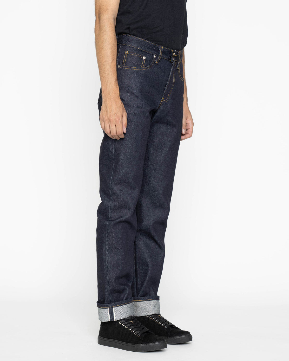 Naked & Famous Denim Weird Guy Regular Tapered Mens Jeans - Elephant 2 Reborn
