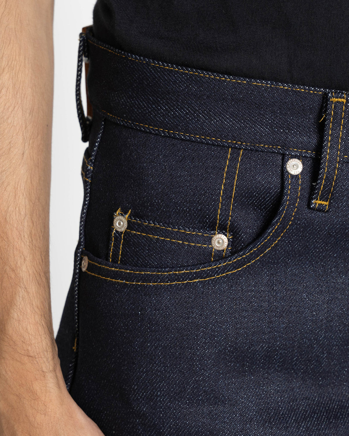 Naked & Famous Denim Easy Guy Relaxed Tapered Mens Jeans - Elephant 2 Reborn