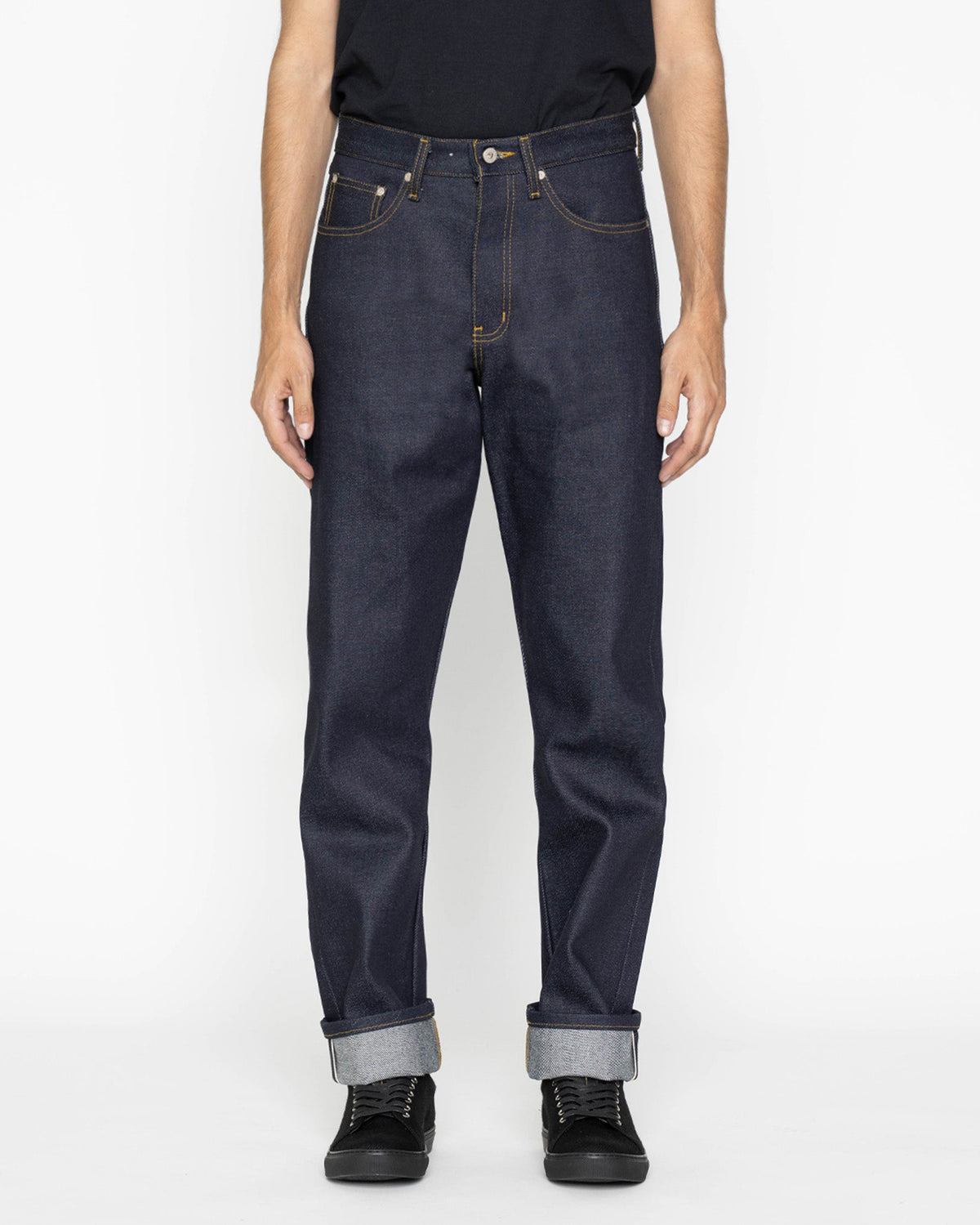 Naked & Famous Denim True Guy Regular Straight Mens Jeans - Elephant 2 Reborn | Naked & Famous Denim Jeans | Jeanstore