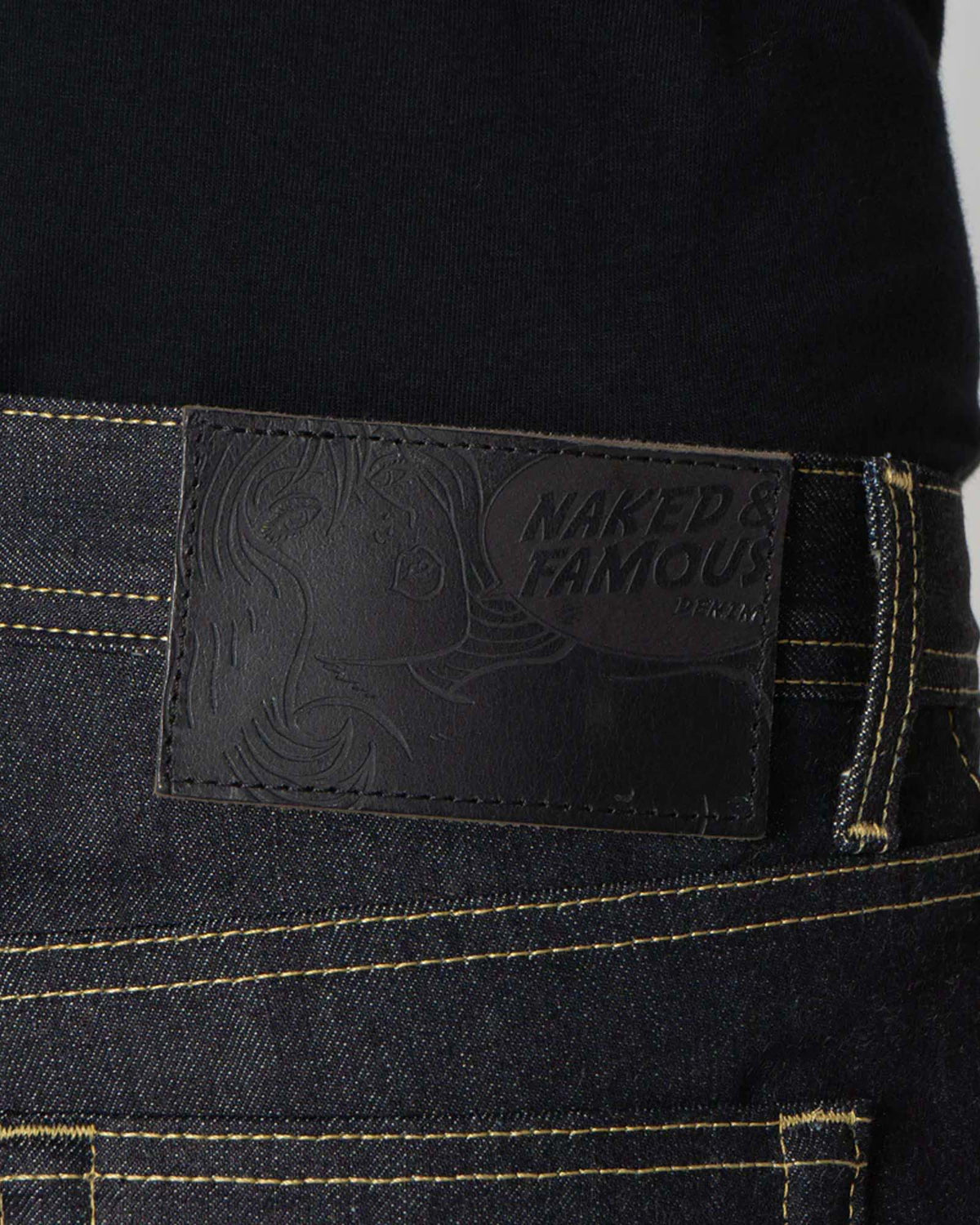 Naked & Famous Denim Weird Guy Regular Tapered Mens Jeans - Guardian 2 | Naked & Famous Denim Jeans | Jeanstore
