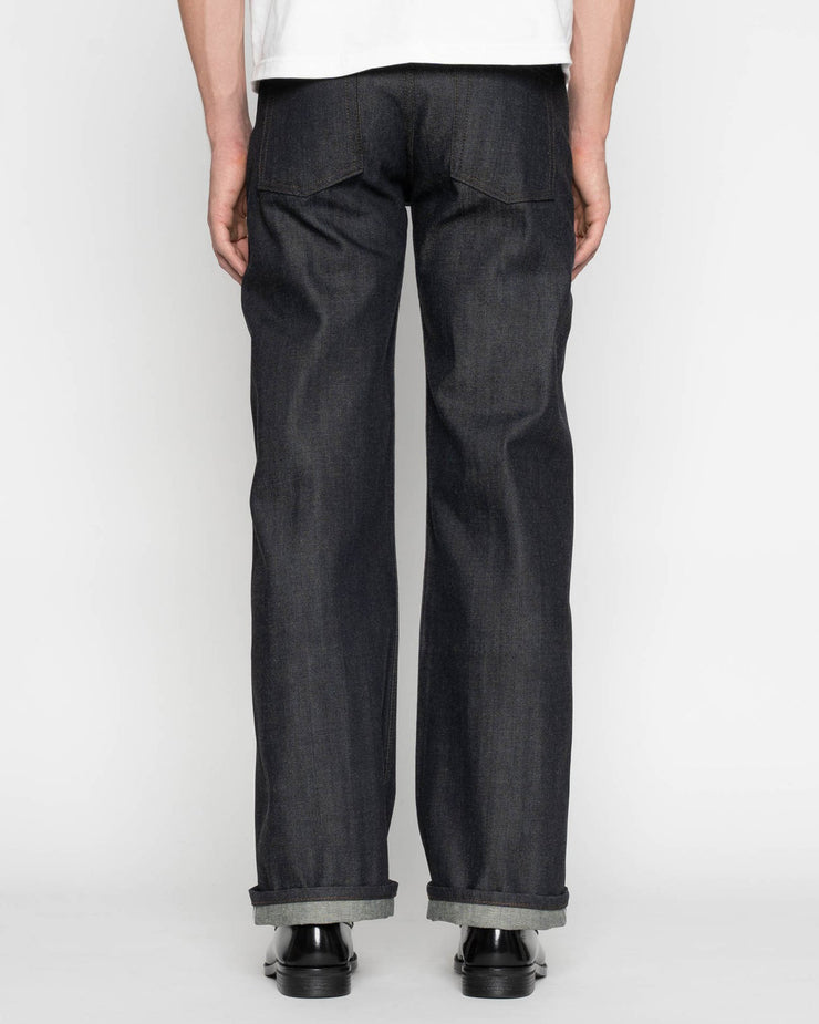 Naked & Famous Denim Strong Guy Relaxed Straight Mens Jeans - Blue Grass Selvedge