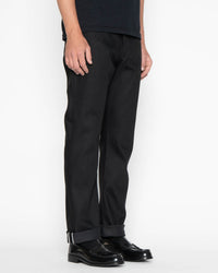 Naked & Famous Denim True Guy Regular Straight Mens Jeans - Black Cobra Stretch Selvedge | Naked & Famous Denim Jeans | JEANSTORE