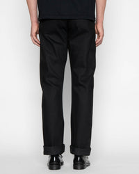 Naked & Famous Denim True Guy Regular Straight Mens Jeans - Black Cobra Stretch Selvedge | Naked & Famous Denim Jeans | JEANSTORE