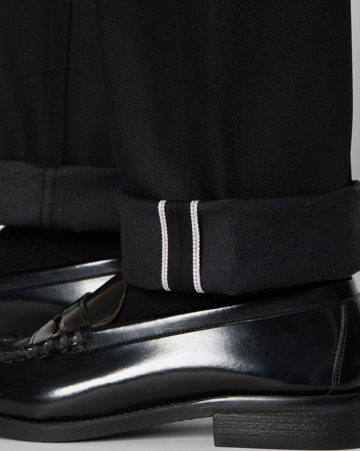 Naked & Famous Denim True Guy Regular Straight Mens Jeans - Black Cobra Stretch Selvedge