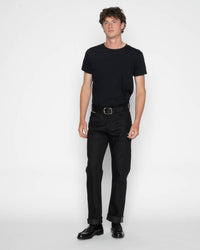 Naked & Famous Denim True Guy Regular Straight Mens Jeans - Black Cobra Stretch Selvedge | Naked & Famous Denim Jeans | JEANSTORE