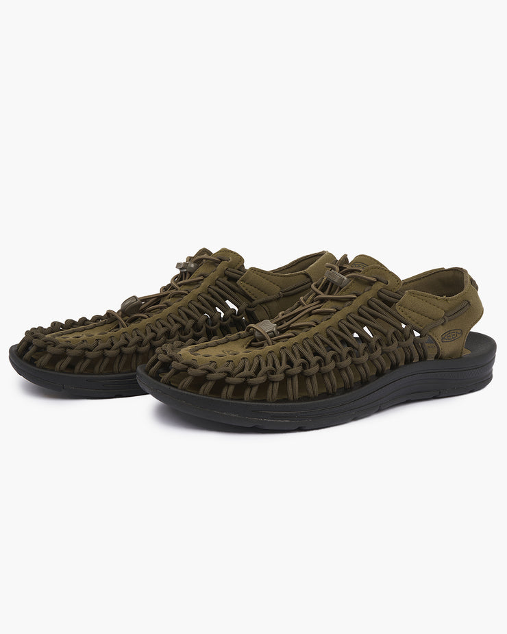 Keen Uneek Sneaker - Dark Olive / Black