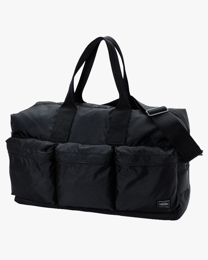 Porter-Yoshida & Co. Force 2-Way Duffle Bag - Black | Porter-Yoshida & Co. Bags | JEANSTORE